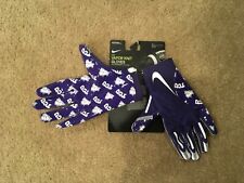 LUVAS DE FUTEBOL MASCULINAS NOVAS EM FOLHA NIKE VAPOR KNIT TEAM ISSUE NCAA TCU - TAMANHO GRANDE, usado comprar usado  Enviando para Brazil