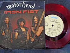 Usado, MOTORHEAD " IRON FIST " TRANSLUCENT RED VINYL 7"  EX+ COND. IN Or. PIC SL. comprar usado  Enviando para Brazil