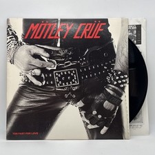 Motley Crue - Too Fast For Love - 1982 US Press Album (NM) Ultrasonic Clean comprar usado  Enviando para Brazil