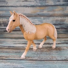 Brinquedo animal Schleich Haflinger trançado bronzeado cavalo égua 2015 comprar usado  Enviando para Brazil
