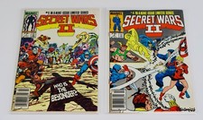 Lote de banca de jornal Secret Wars II #1 & #4 "Mark Jewelers" Marvel 1985 sem reserva!, usado comprar usado  Enviando para Brazil