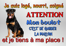 Plaque attention chien d'occasion  Lapalud
