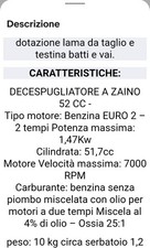 Decespugliatore scoppio usato  Rancio Valcuvia
