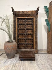 Bajot Chowki de madeira feito à mão | Suporte de mesa baixo | Banqueta decorativa Puja Mandir comprar usado  Enviando para Brazil
