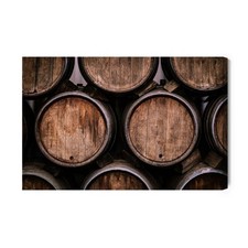 Obraz na płótnie Wino Beczki Premium Canvas, używany na sprzedaż  PL