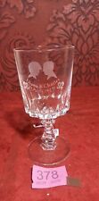 Glass goblet celebrating for sale  MANSFIELD