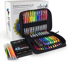 Juego de 96 bolígrafos de gel ColorIt brillo para libros para colorear para adultos - multicolor segunda mano  Embacar hacia Mexico