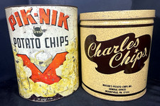 potato chip tin for sale potato chip tin for sale Hereford