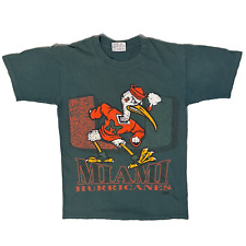 Camiseta Universitaria Gardner Mascota Huracanes Universidad de Miami Años 90 De Colección - M segunda mano  Embacar hacia Argentina