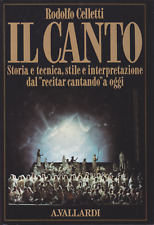 Rodolfo celletti. canto. usato  Firenze