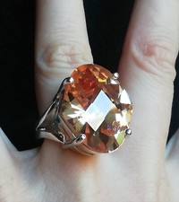 Bague cocktail argent d'occasion  Quimper