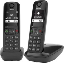Telefon Gigaset AS690 Duo z identyfikatorem dzwoniącego, 2 bezprzewodowe, angielski / słowacki B-WAR na sprzedaż  PL