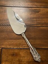 GRANDE WALLACE GRANDE CORTADOR DE BOLO BARROCO PRATA ESTERLINA GRANDE SERVIDOR HH comprar usado  Enviando para Brazil
