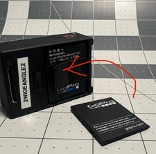 Porta traseira de bateria GoPro Hero 3 Plus preta prata branca câmera fabricante de equipamento original comprar usado  Enviando para Brazil
