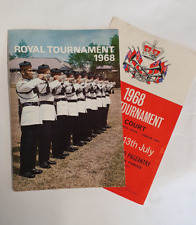 Royal tournament programmes for sale  BOLTON