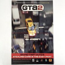 Grand Theft Auto 2 GTA2 PC PS1 Stealing Cars Impressão Cartaz Publicitário Arte Promocional Oficial comprar usado  Enviando para Brazil