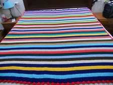 coperte fatte mano uncinetto usato  Mantova
