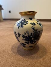 Vase blaue rosen gebraucht kaufen  Schwalbach