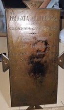 Placca bronzo militare usato  Napoli