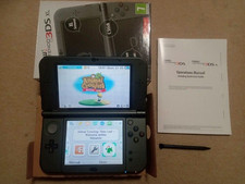 nova placa europeia 3DS XL LL corpo (preto metálico) versão ultramarina usada, usado comprar usado  Enviando para Brazil