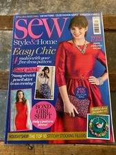 Sew magazine sewing for sale  MACHYNLLETH