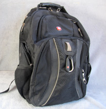 Mochila para laptop Swiss Gear TSA amigável ScanSmart muitos bolsos preta, usado comprar usado  Enviando para Brazil