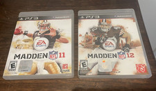 Madden NFL 11 e NFL 12 Sony PlayStation 3 em caixas originais pouco usadas comprar usado  Enviando para Brazil