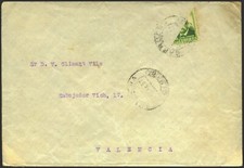 Usado, España - Edi o 672 Bisectado - Sobre con sello bisectado Mat "Garrucha 10/1/37" comprar usado  Enviando para Brazil