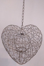 Wire heart tea for sale  OTLEY