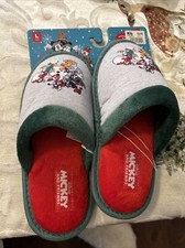 Usado, Chinelos Disney Mickey Minnie Natal Família PJ Crianças Juventude 13-1 Grande comprar usado  Enviando para Brazil