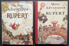 Rupert bear.....two facsimile for sale  RUNCORN