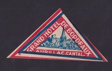 Ancienne petite étiquette d'occasion  France