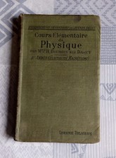 Cours élémentaire physique d'occasion Cours élémentaire physique d'occasion  La Fère