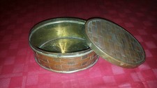 Scatoletta ottone ovale usato  Messina