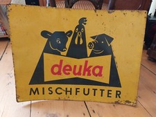 Deuka blechschild antik gebraucht kaufen  Ortenberg