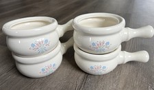 Conjunto de 4 crocks vintage cerâmica arco flor sopa tureens rosa azul comprar usado  Enviando para Brazil