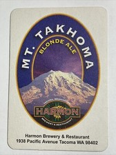 Cartão postal Craft Beer Coaster Mt Takhoma Harmon Brewery Tacoma Washington comprar usado  Enviando para Brazil