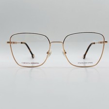 Óculos Carolina Herrera feminino oval ouro rosa Cateye Mod. HER 0162 Novo, usado comprar usado  Enviando para Brazil