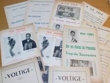 Vintage partition accordeon d'occasion  Saint-Louis