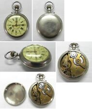 Relógio de bolso W88 vintage 1890 Swiss Roskopf "Wille Freres", funciona bem comprar usado  Enviando para Brazil