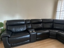 Leather corner sofa for sale  UXBRIDGE