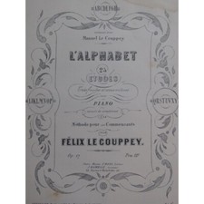 Couppey félix alphabet d'occasion  Blois