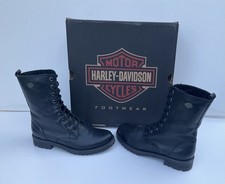Ladies black leather for sale  LEICESTER