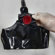Cuecas de borracha látex preto shorts masculinos com bainha peniana bainha anal roupa íntima comprar usado  Enviando para Brazil