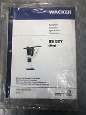 Wacker bs52y rammer for sale  LANCING