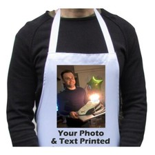 Personalised apron photo for sale  SWINDON