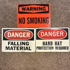 Lot industrial signs for sale  Mountain Iron