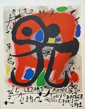 Joan miro affiche d'occasion Joan miro affiche d'occasion  Paris IX