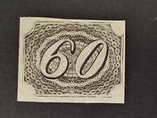 Brasil 1844 60 RÉIS Número inclinado NOVO MNG RHM 06 Tipo IIa muito bonito comprar usado  Brasil 