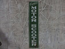Placa de metal esmaltada para scooter motor de porcelana tamanho 12 x 2,5 polegadas comprar usado  Enviando para Brazil